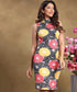 Printed Bodycon Waistless Dress